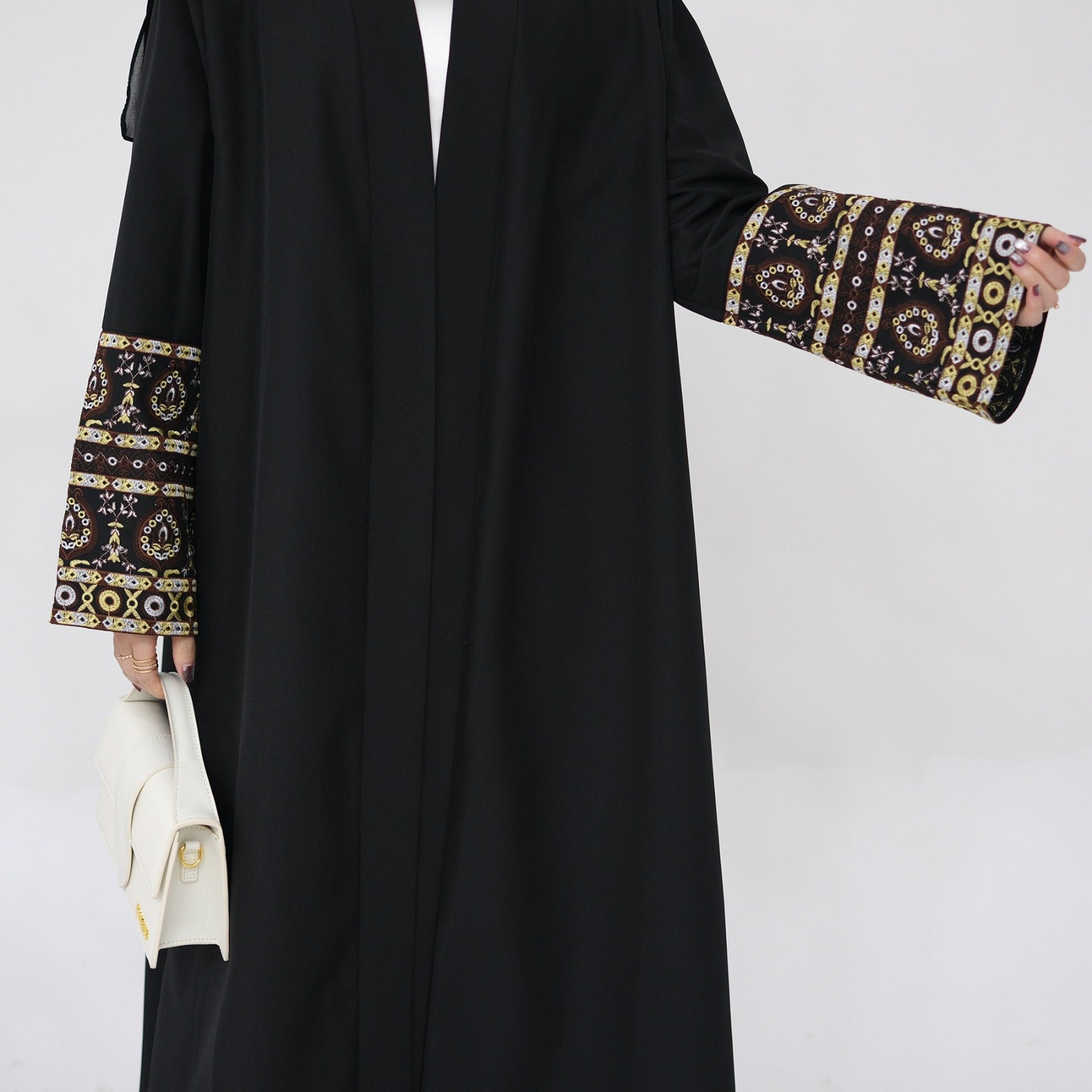 Hazera Linen Abaya (Black)